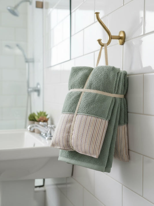 Asciugamani Biancoperla mod. Garis (2+2)