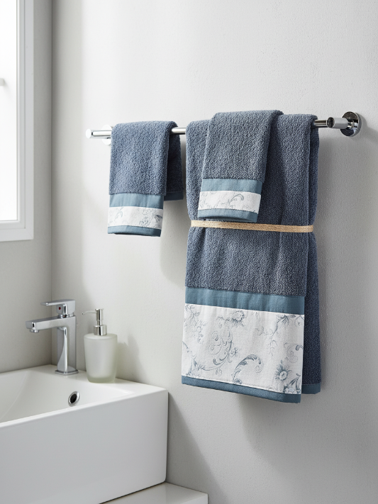 Asciugamani Biancoperla mod. Porcellana 2pz (1+1)