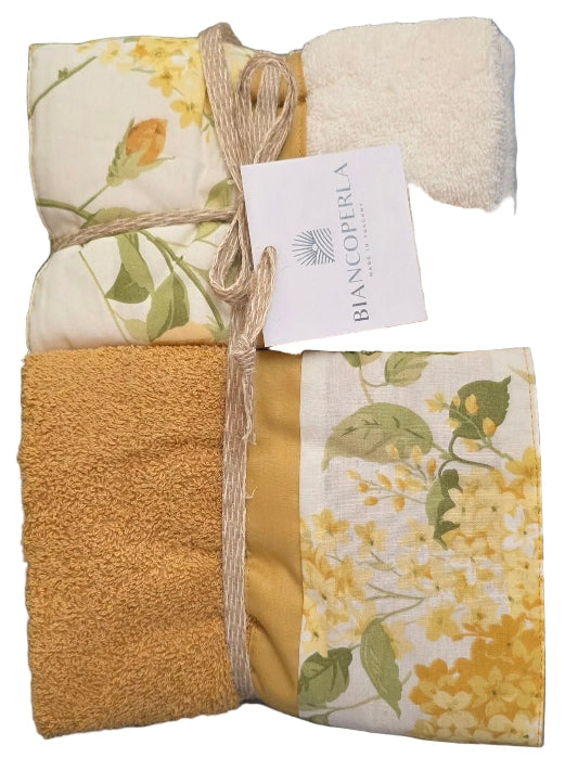 Asciugamani Biancoperla mod. Radda 4 pz (2+2)