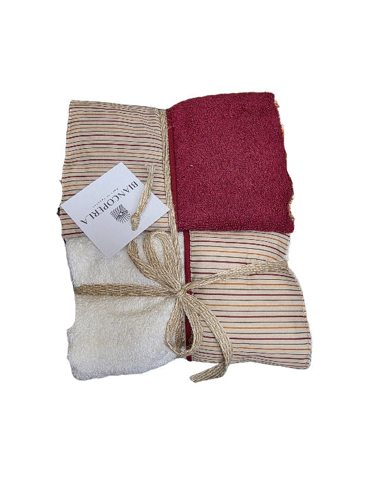 Asciugamani Biancoperla mod. Garis (2+2)