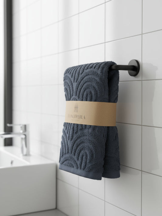Asciugamani Biancoperla coppia (1+1) mod. Petra