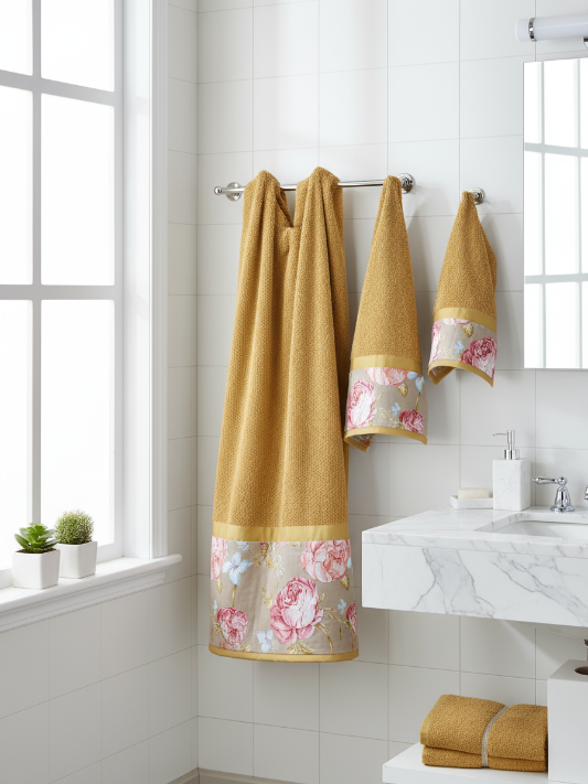 Asciugamani Biancoperla mod. Vivaldi 4pz (2+2)