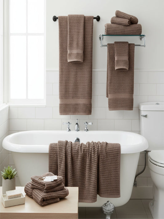 Asciugamani Govina Dino nido d'ape 2pz (1+1)