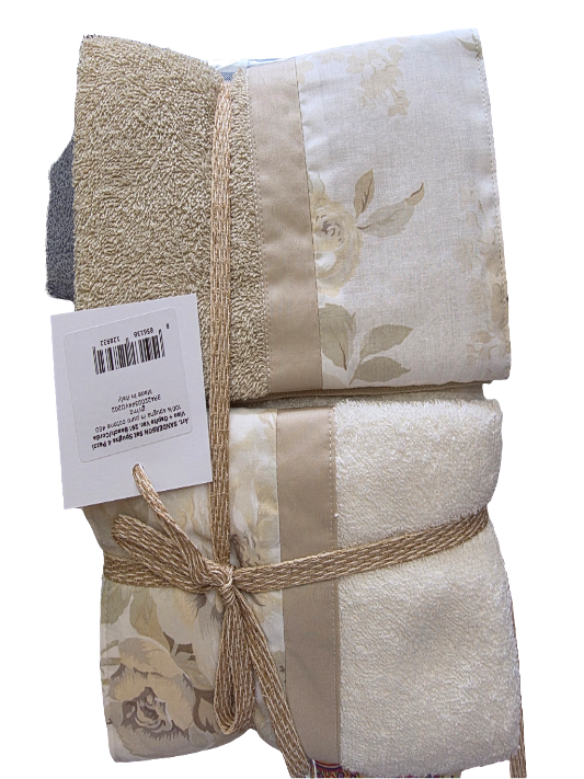 Asciugamani Biancoperla 1+1 Sanderson
