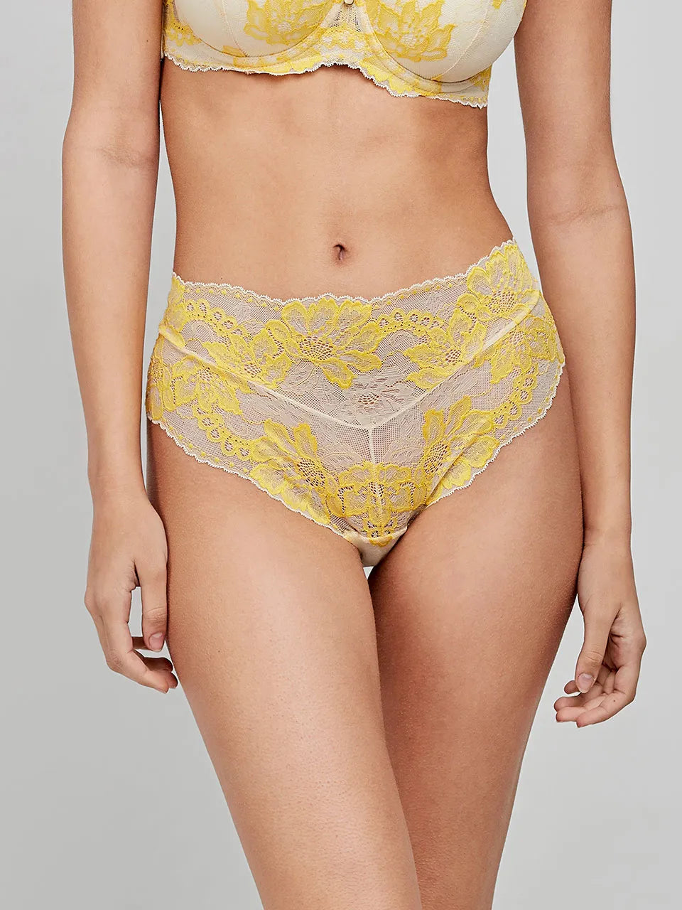 Slip Culotta donna Gisela pizzo vita alta 2/10119b