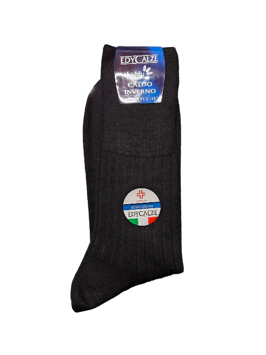 Calzino uomo Edycalze sanitario lana corto art. 80/1
