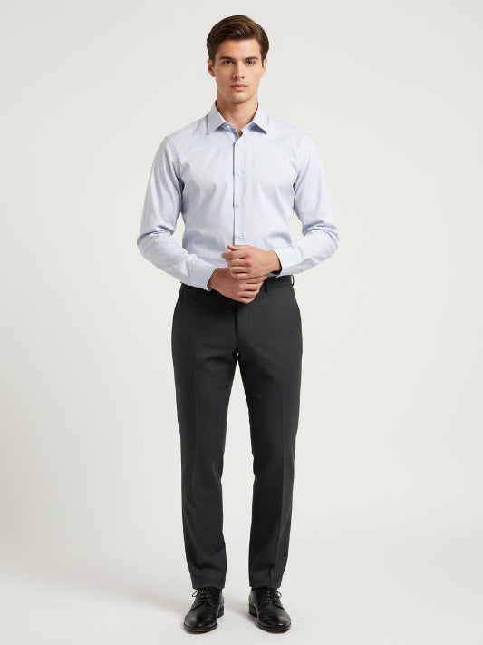 Camicia Buger No-Stiro uomo manica lunga bielastica