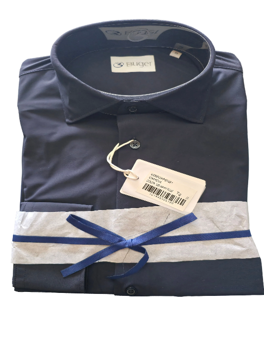 Camicia Buger No-Stiro uomo manica lunga bielastica