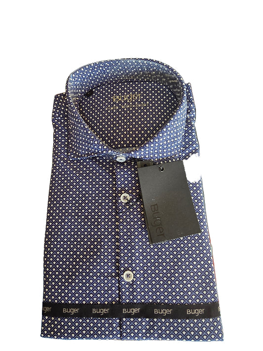 Camicia uomo Buger No-Stiro elastica fant. 2302