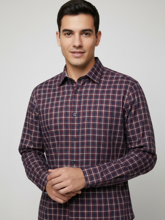 Camicia Rny uomo manica lunga cotone art. Ronny