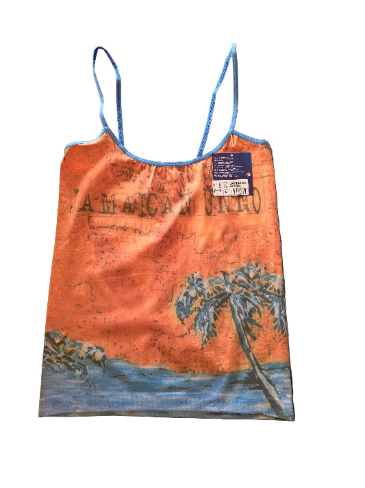 Canotta donna Unno microfibra spallina stretta Jamaica