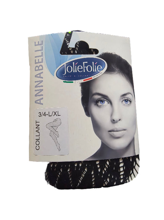 Collant moda Joliefolie Annabelle pizzo