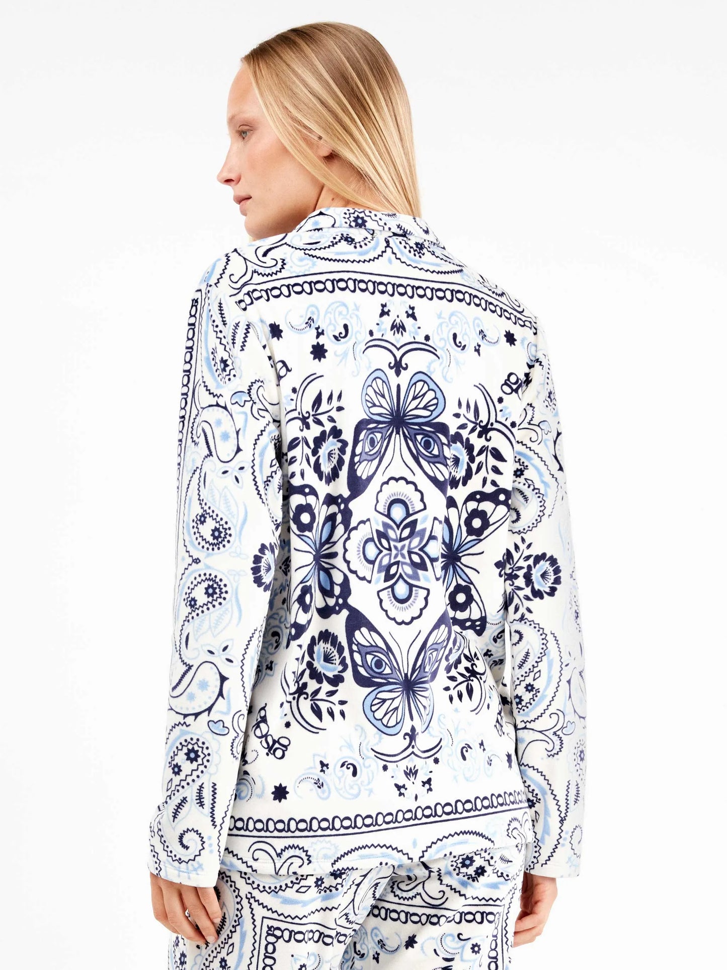 Pigiama donna Gisela Paisley invernale fantasia 2/20317