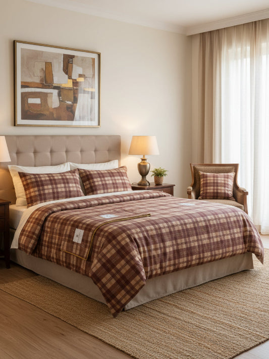 Lenzuola matrimoniali Biancoperla mod. Lennon percalle