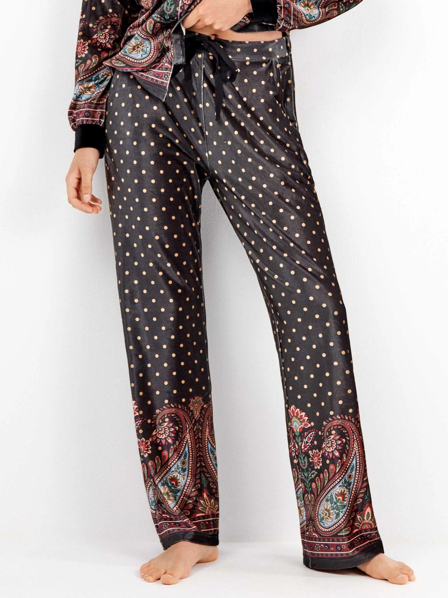 Pigiama donna Gisela in velluto mod. 2/20322