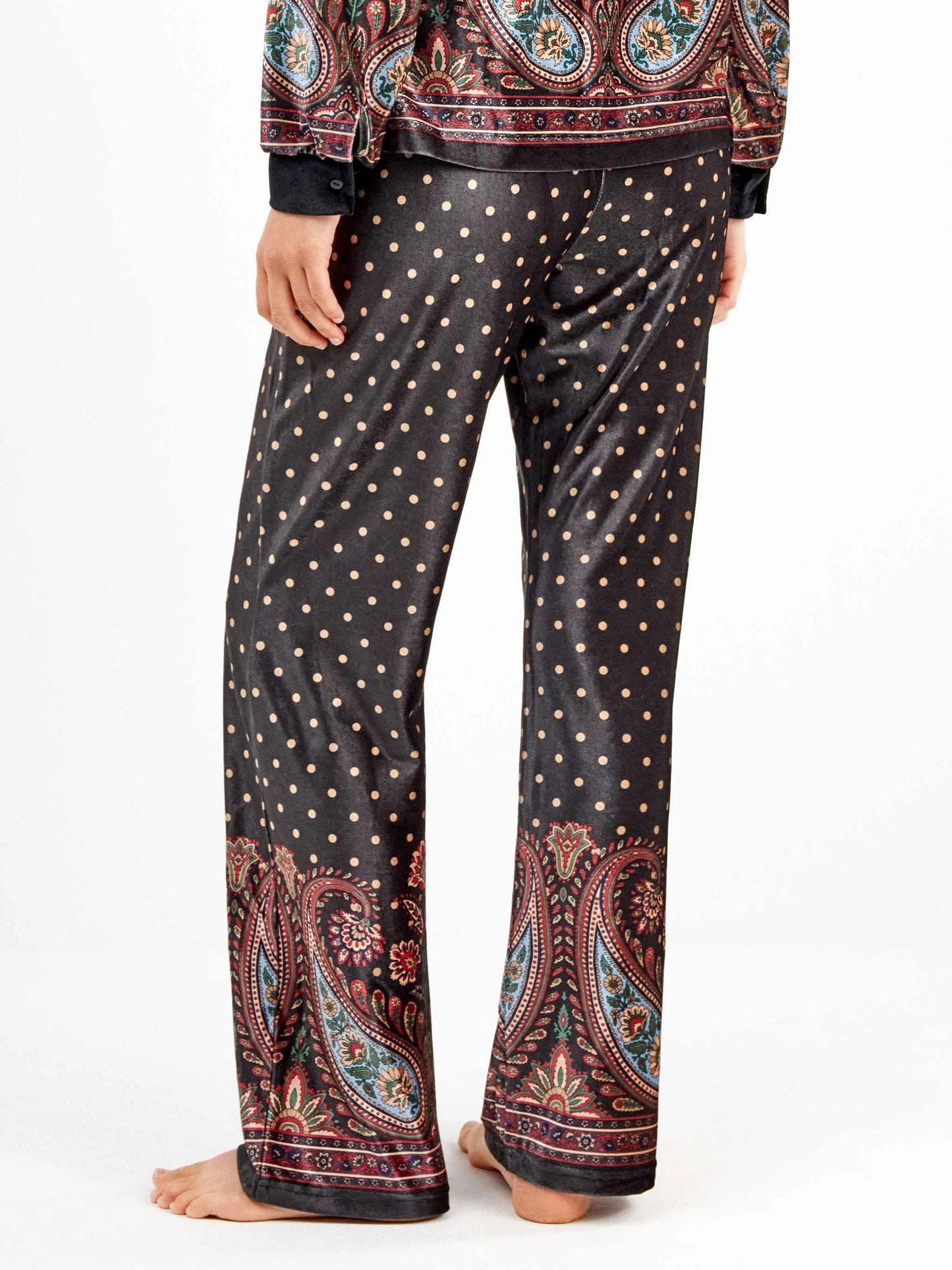 Pigiama donna Gisela in velluto mod. 2/20322