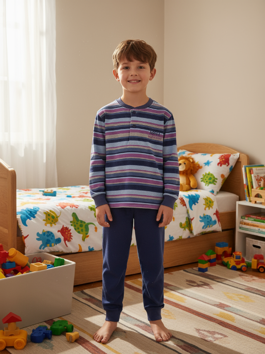 Pigiama M&H bimbo caldo cotone