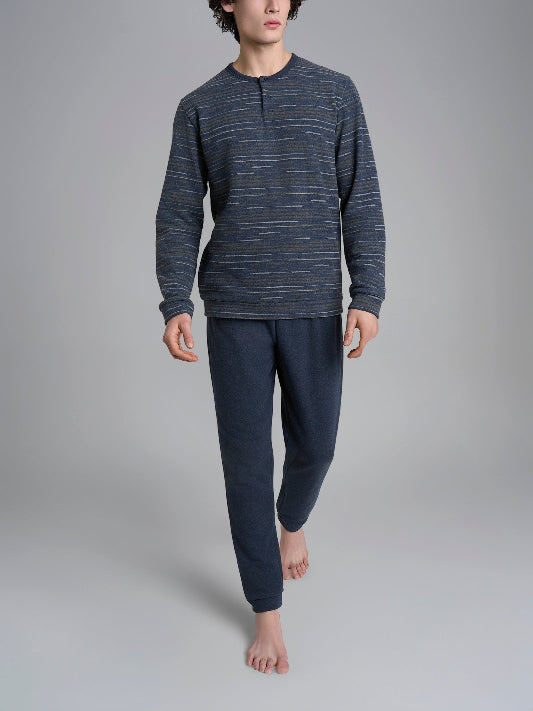 Pigiama uomo Ragno Pile serafino U988N1