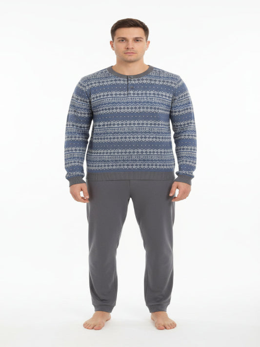 Pigiama uomo Ragno serafino art. U957N1 caldo cotone