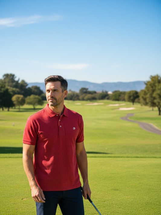 Polo uomo Buger mod. Priamo manica corta