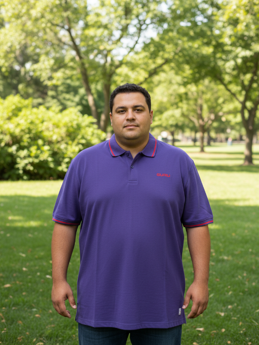 Polo uomo Guru manica corta  taglie maxi conformate