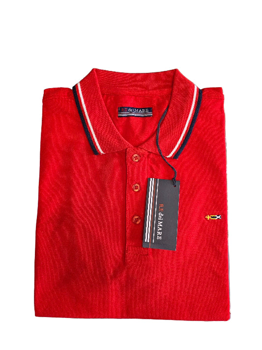 Polo uomo Re del mare manica corta