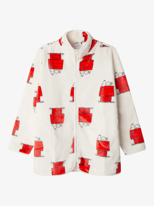 Vestaglia donna Gisela Snoopy in pile con zip 2/20333