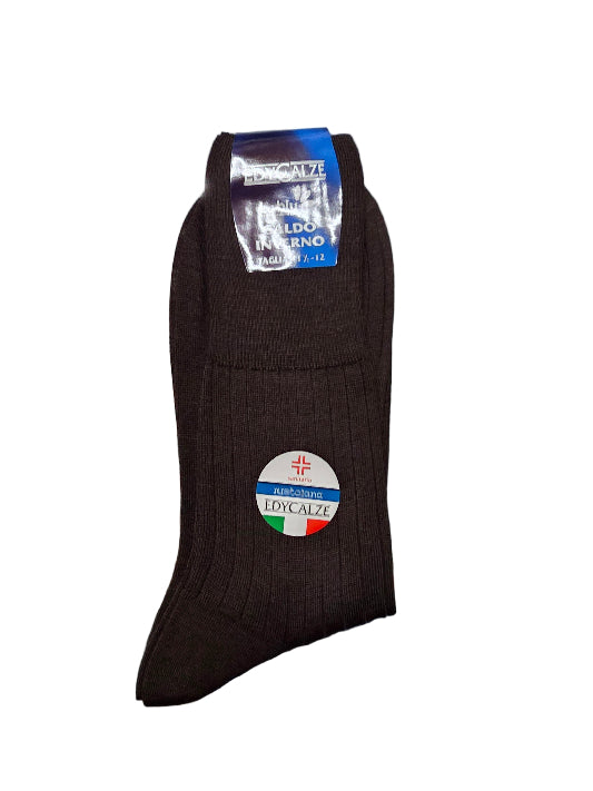 Calzino uomo Edycalze sanitario lana corto art. 80/1