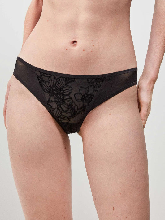 Slip donna Gisela pizzo floreale 2/10077s