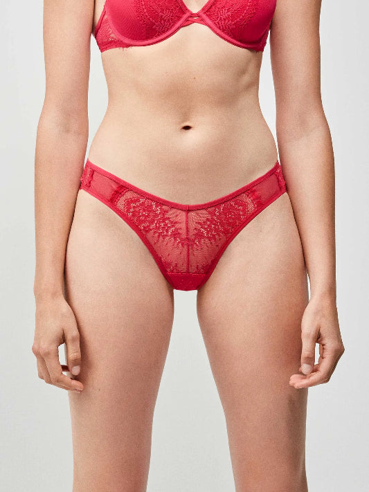 Slip donna Gisela taglio a V pizzo 2/10096