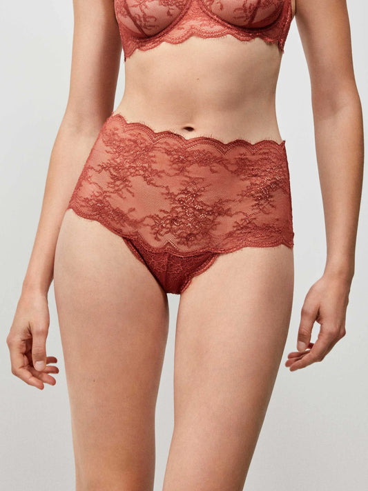 Slip donna Gisela alto in pizzo 2/10072b
