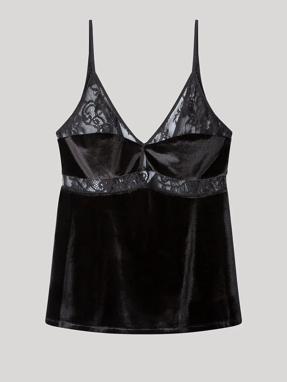 Top donna gisela in velluto e tulle 2/80006