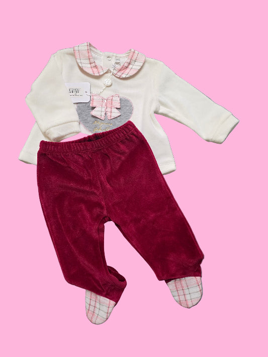 Tutina neonato Nazareno Gabrielli ciniglia NG-2220 dis. 25