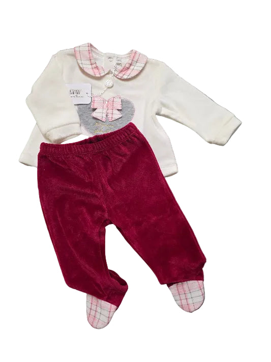 Tutina neonato Nazareno Gabrielli ciniglia NG-2220 dis. 25