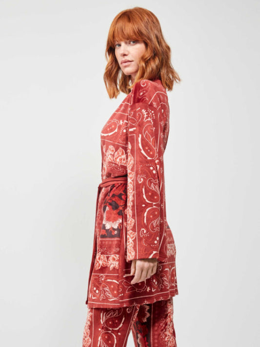 Vestaglia Gisela donna corta art.2/20199U in pile